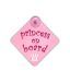 HitPlay Princess on Board Bumper Sticker