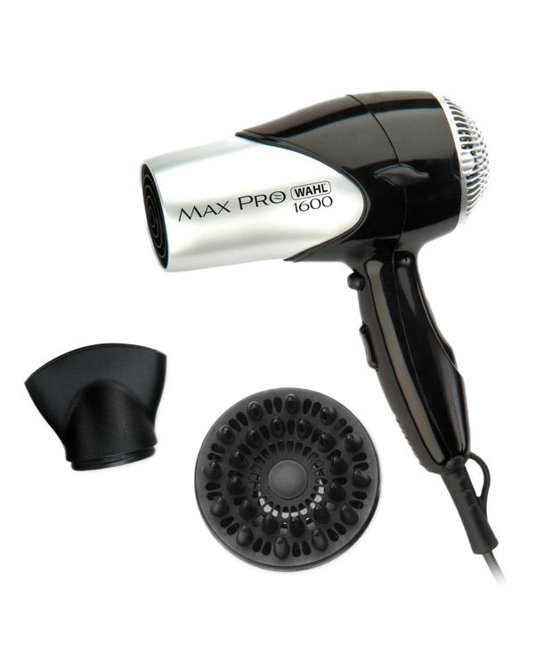 Wahl Max Pro 1600 W Compact Hair Dryer Black Buy Wahl Max Pro 1600 W