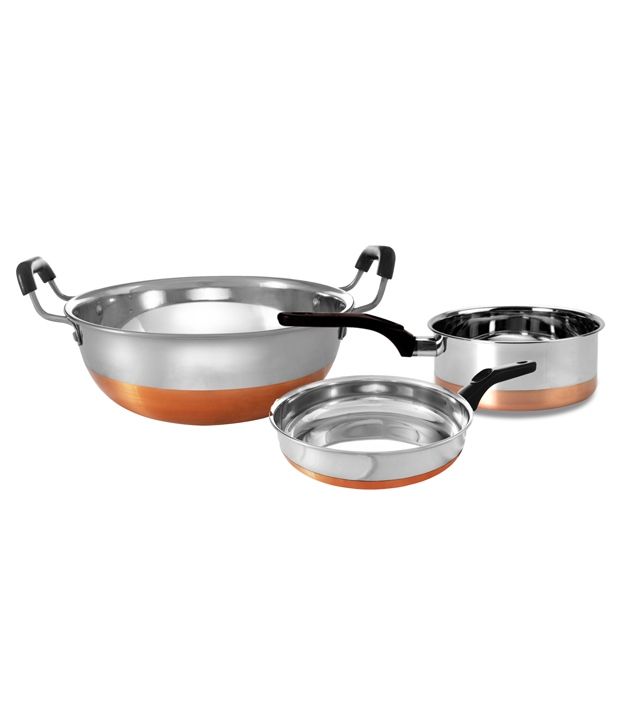 copper bottom pots and pans set