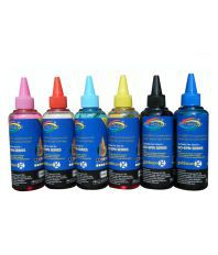 Gocolor Premium Quality Inkjet Ink for Epson Printers 100 Ml 6 Colours