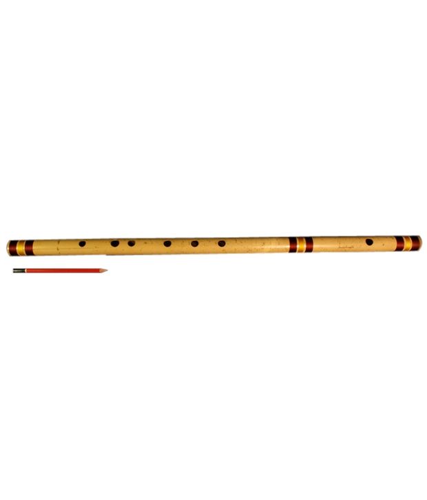 Punam Flutes F Natural Bass 28.5 inches concert quality Bamboo Flute/Bansuri & Freebie Flute