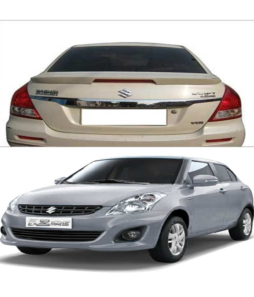 Shopper Hub Car Body Coloured Spoiler Maruti Suzuki Swift Dzire