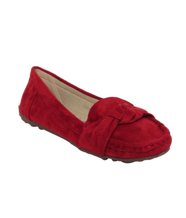 red bottom loafers womens