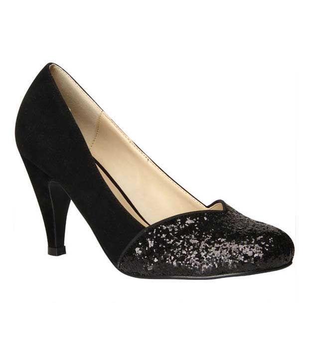 pencil heels black colour