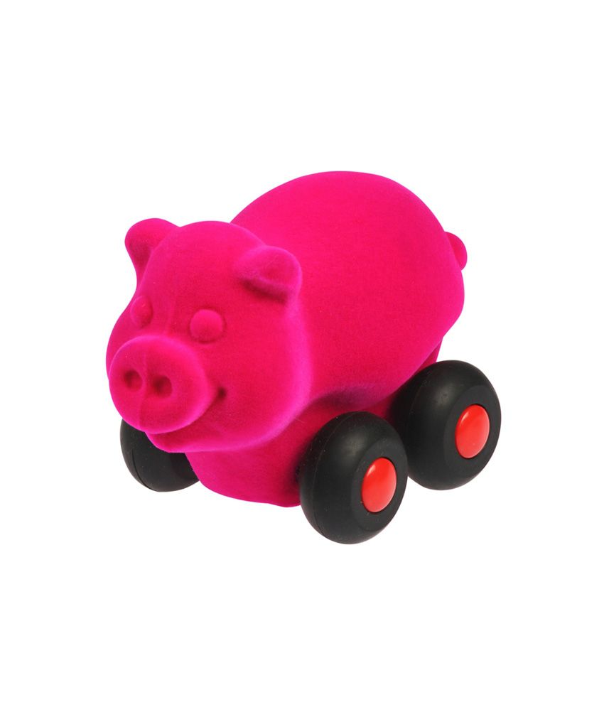 Rubbabu Aniwheelies Pig Baby Toys Buy Rubbabu A