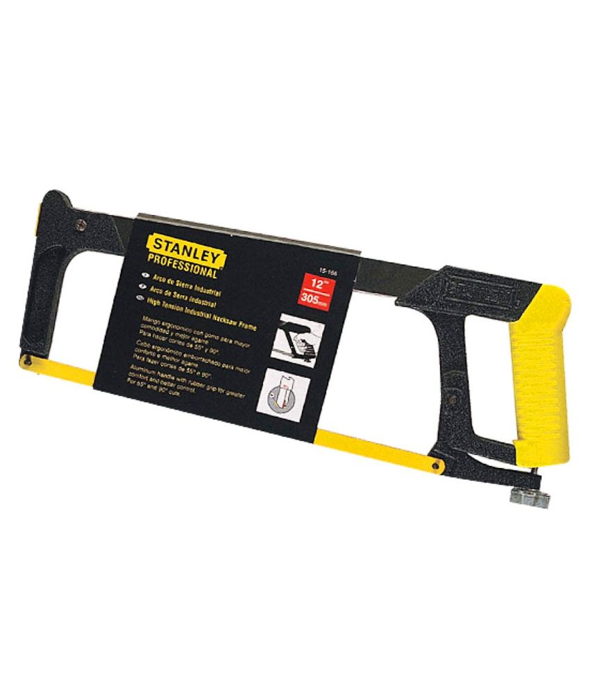 Buy Stanley Cutting Tools 15166 Steel Frame Hacksaw Best Prices