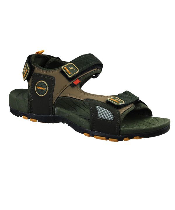 ... Yellow  Green Colour Mens Sandals Online at Low Price - Snapdeal