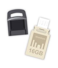 Strontium Nitro 8 GB OTG Pen Drive (Gold)