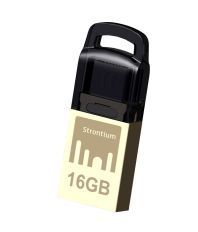 Strontium Nitro 8 GB OTG Pen Drive (Gold)