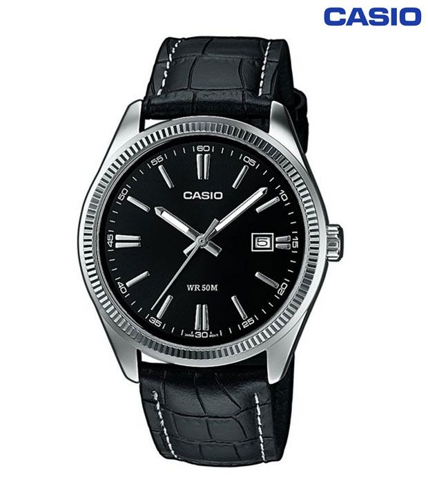 casio small black watch