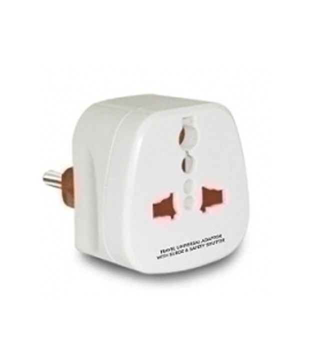 Buy GM Modular 2 Pin Travel Universal Adaptor with Surge Protector