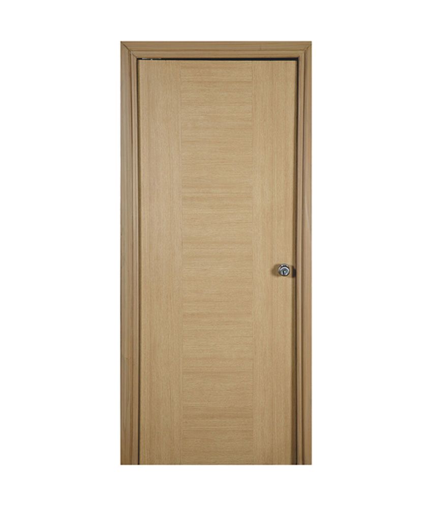 Buy Bloom Decorative Laminated Door (Elegant Oak with Raw Matt Texture) Online at Low Price in