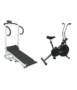 treadmill and cycle