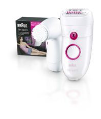 Braun Silk-epil 5 Young Beauty bonus edition 5-329 - epilator with comfort system, fully washable & cleansing brush for face