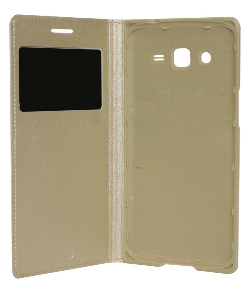 Dmg Gold Flip Covers For Samsung Galaxy Grand G Flip Covers