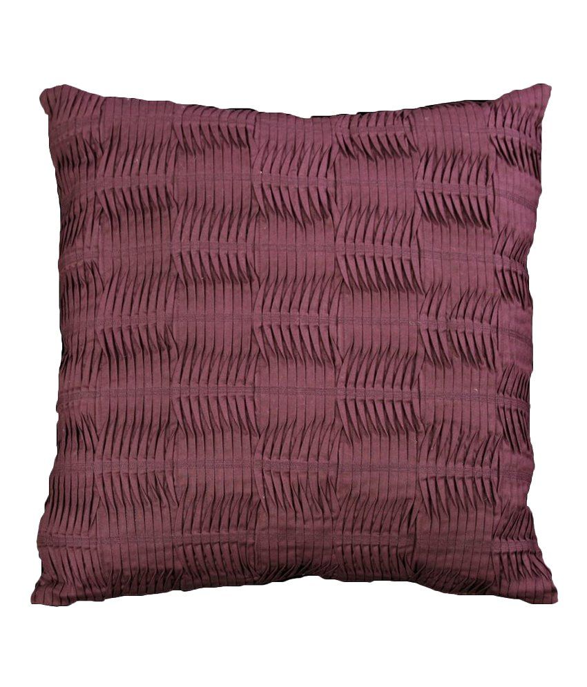 Kalam Home Red Cotton Velcro Cushion Covers Buy Online at Best Price