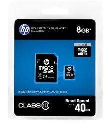 HP 8GB MICRO SD CARD Upto 40MB/s (Class 10)