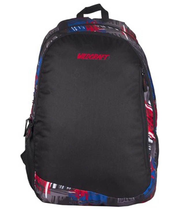 black wildcraft backpack