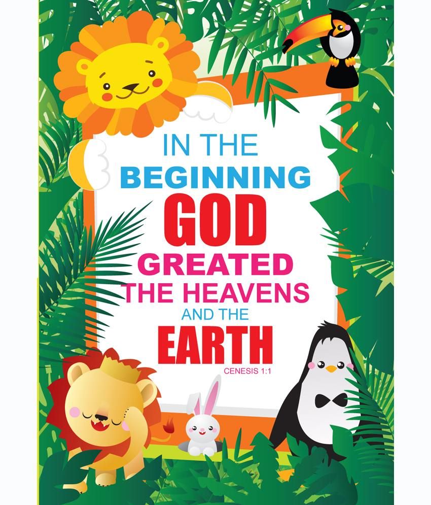 Shopisky Wall Sticker - Kids Sticker - In The Beginning ...