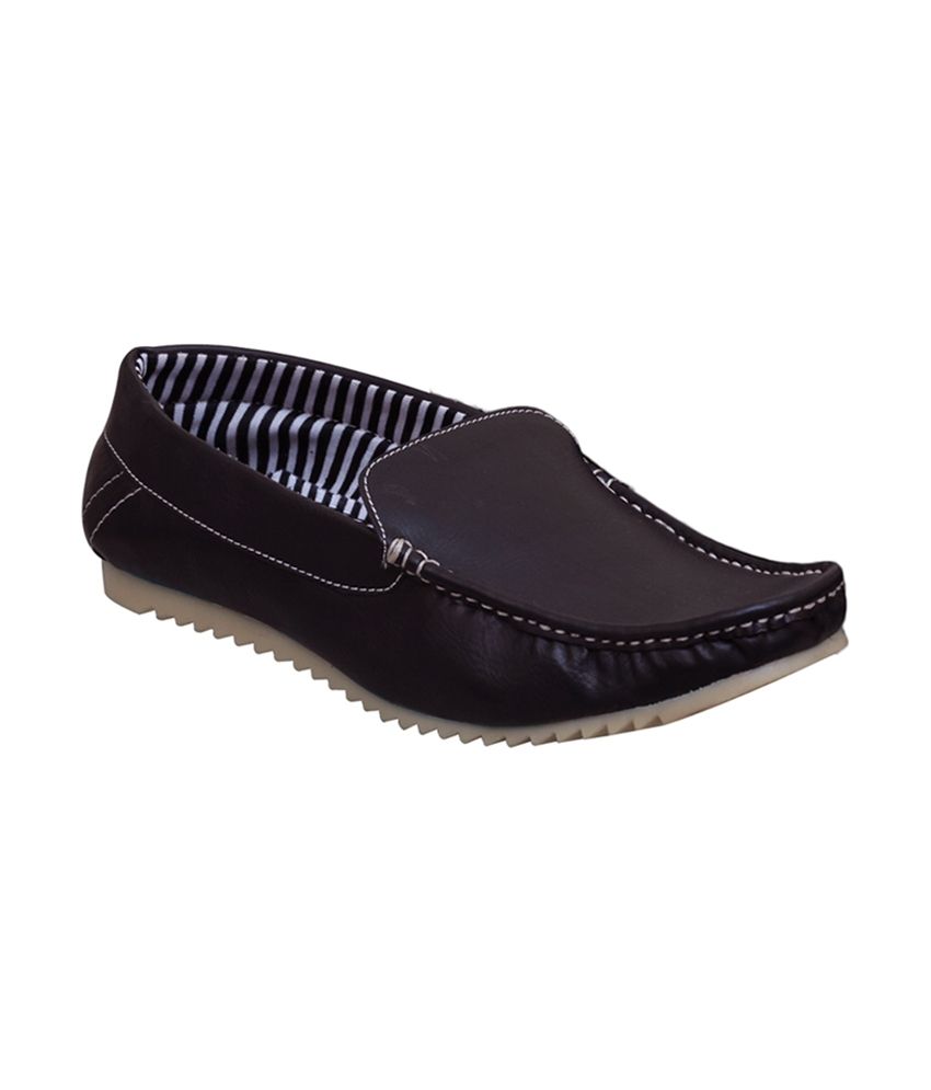 Fostelo Brown Faux Leather Men's Casual Shoes