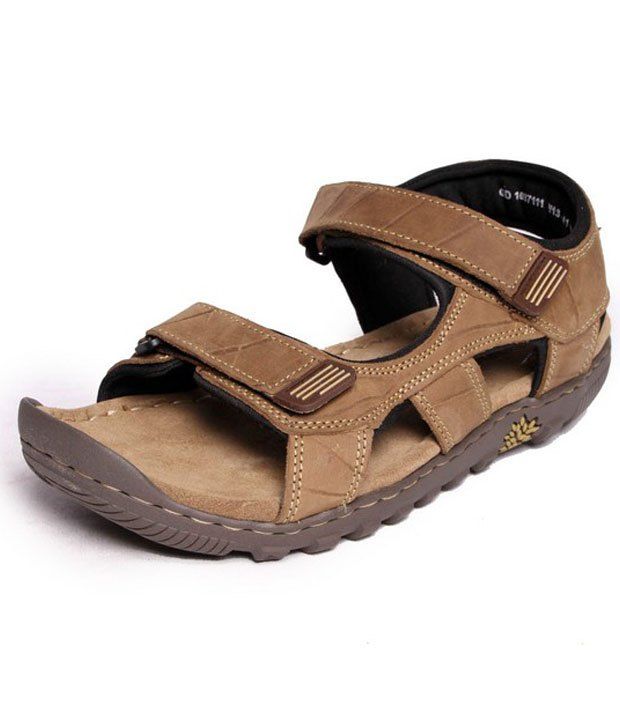 woodland men khaki sandals