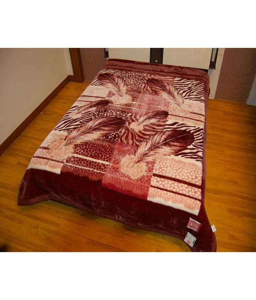 Monte Carlo Brown Polyester Single Blanket Buy Monte Carlo Brown