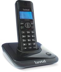 Beetel X63 Solo Cordless Landline Phone (Black)