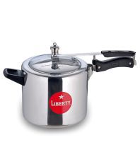 Liberty Aluminium Inner-lid Pressure Cooker - 6.5 Ltrs