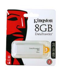 Kingston G4 8 GB Pen DrivesWhite
