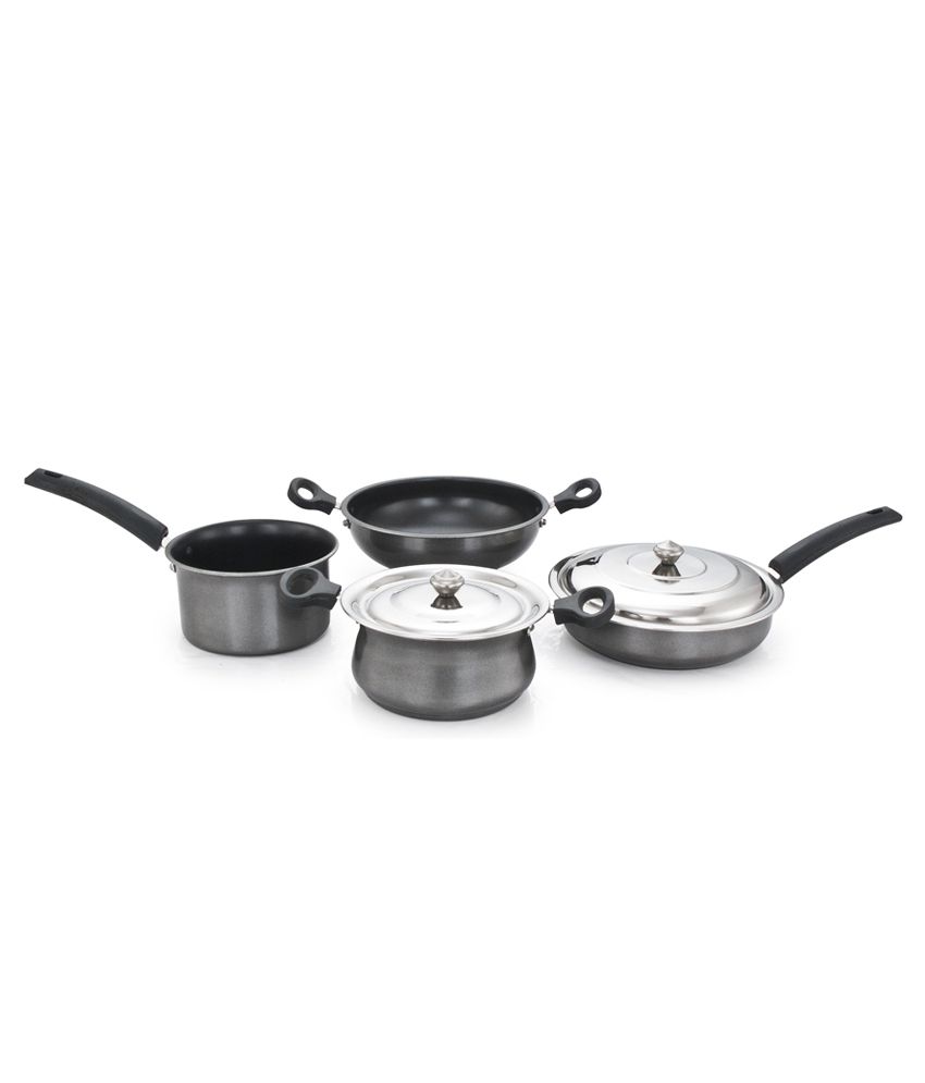 Mahavir Induction Base Cookware Set 6 Pcs Buy Online at Best Price in