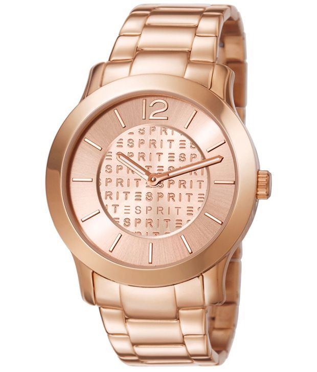 Wrist Watch For Women Price in India: Buy Esprit Pink Dial Wrist Watch 