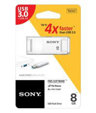 Sony Usm8x/w 8 Gb Pen Drive White