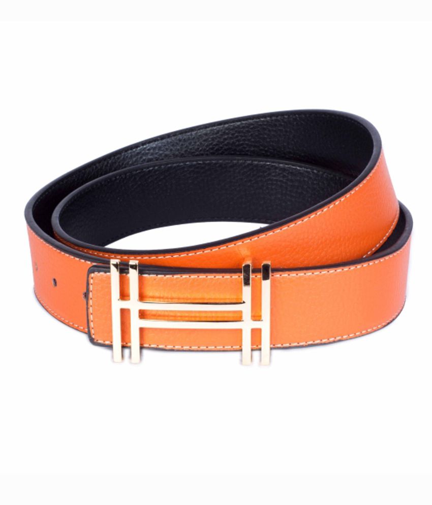 Hermes Orange Hermes Men&#39;s Leatherite Stylish Belt: Buy Online at Low Price in India - Snapdeal