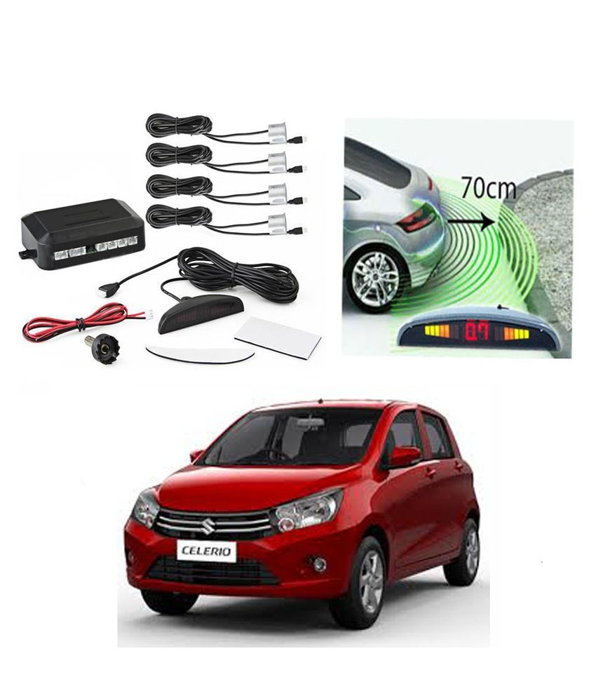 Autokraftz Silver Car Parking Sensor System For Maruti Suzuki Celerio
