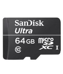 SanDisk 64GB UHS-I 30MB/s Class 10 Ultra Micro SDXC Card