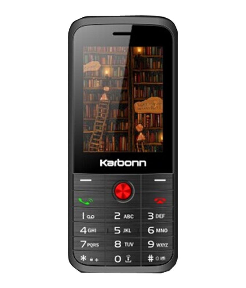 Karbonn K Black Red Feature Phone Online At Low Prices Snapdeal