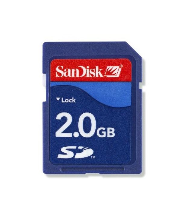 Sandisk 2gb Class 4 Sd Flash Memory Card- Sdsdb-002g-b35 (label May 