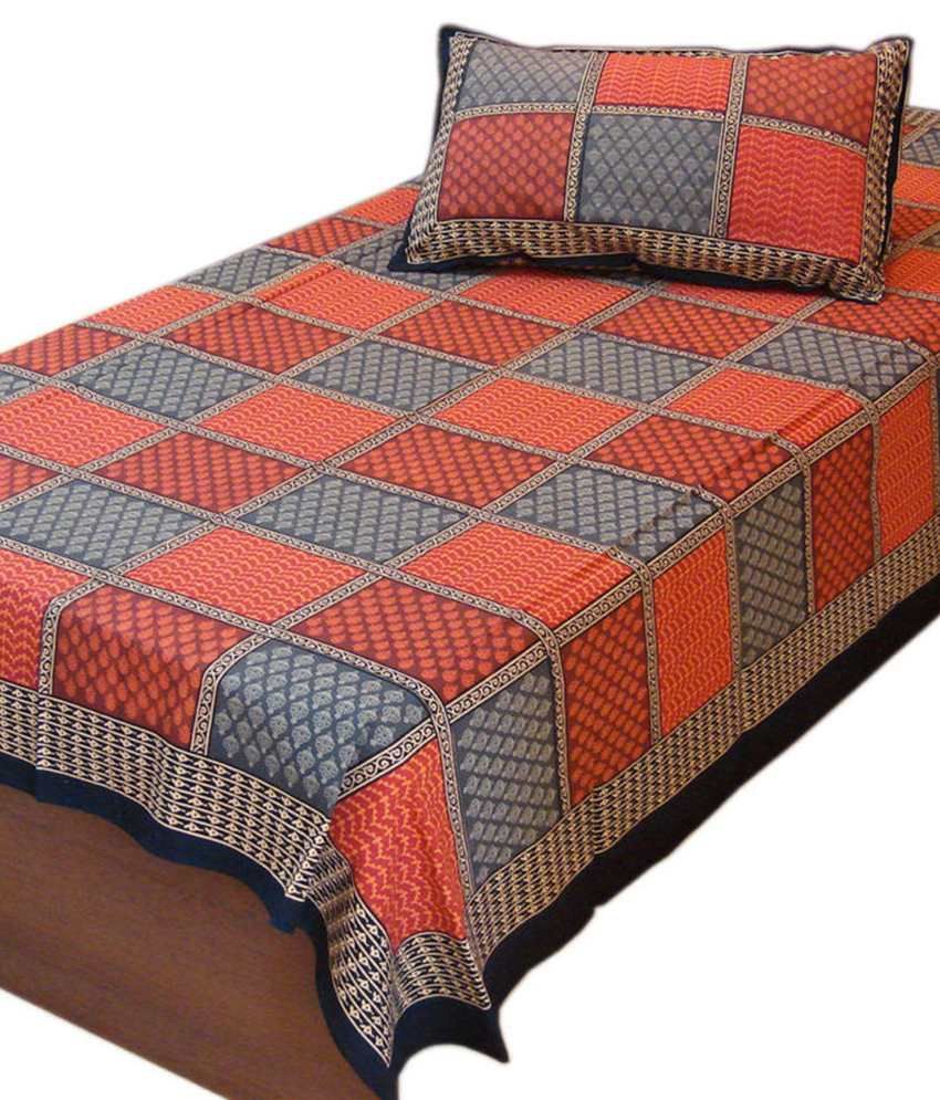 Jaipur Raga Jaipur Bagru Print Single Bed Sheet Bedcover Buy Jaipur