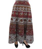 India Trendz Multicolor Cotton Printed Skirt