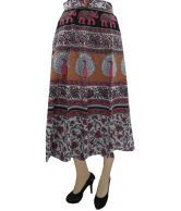 India Trendz Multicolor Cotton Printed Skirt