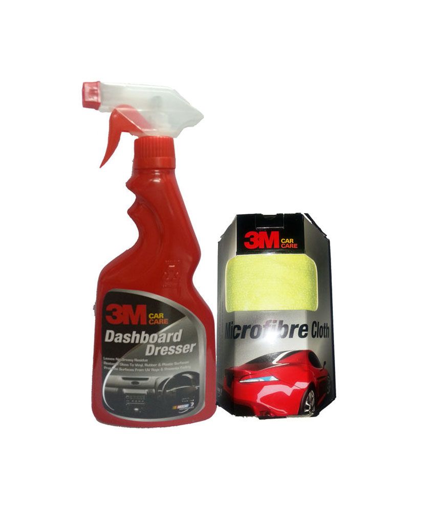 Leader Combo Of 3m Dashboard Dresser And 3m Microfibre Cloth Buy