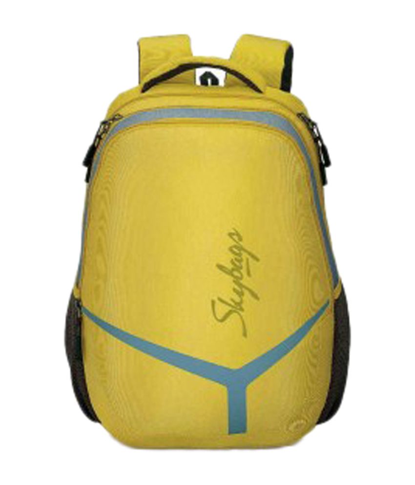 plain yellow backpack