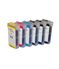 Dubaria 72 Empty Refillable Ink Cartridge With Chip For Hp 72 Ink