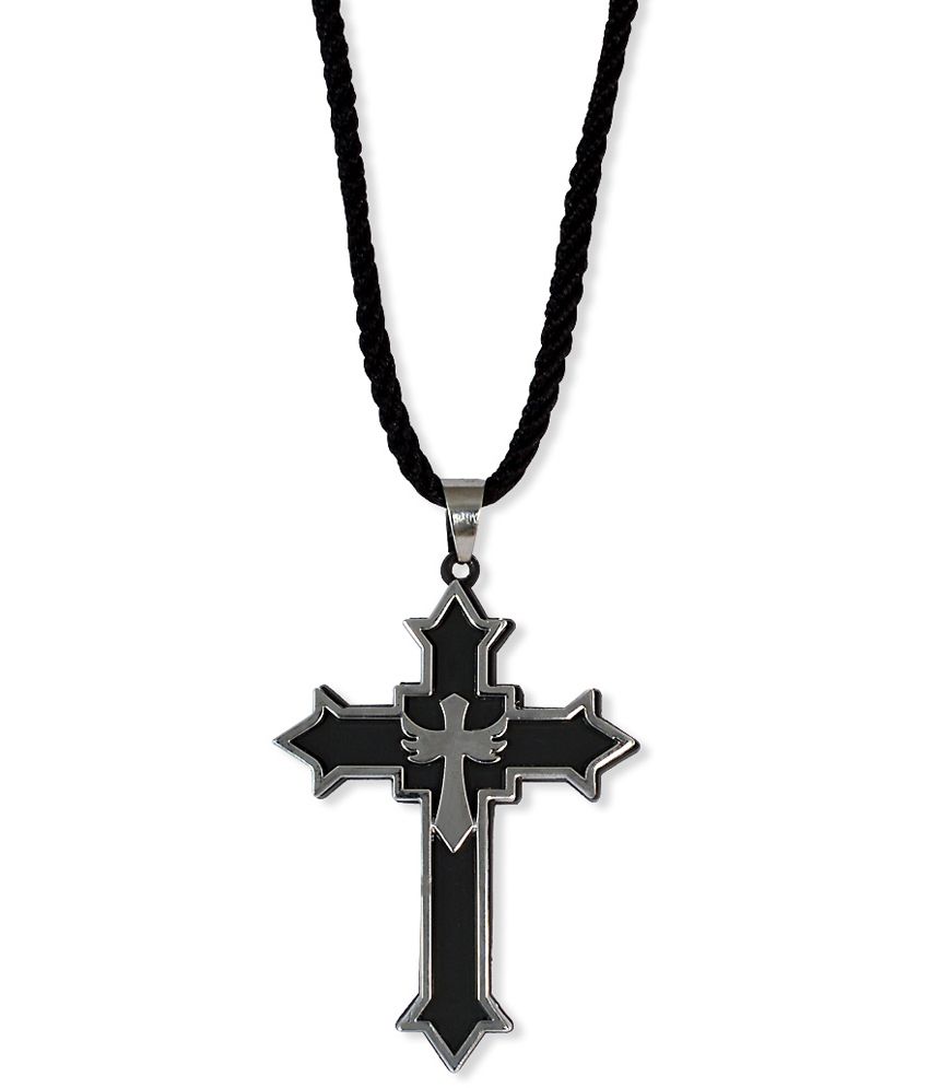 Snapdeal @ india  Sarah  Online / Rs.375 Pendant Chain   Cross Black: cross  on online  pendant Buy
