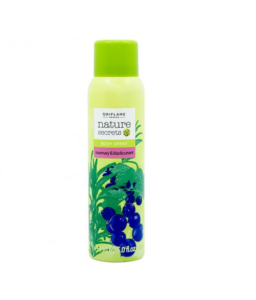 Oriflame Nature Secrets Body Spray Rosemary Blackcurrant Buy Online