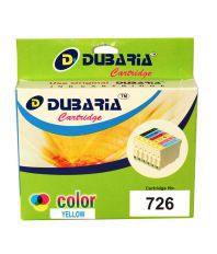 Dubaria 726 ink Compatible for Canon CL 726 Yellow Ink Catridge