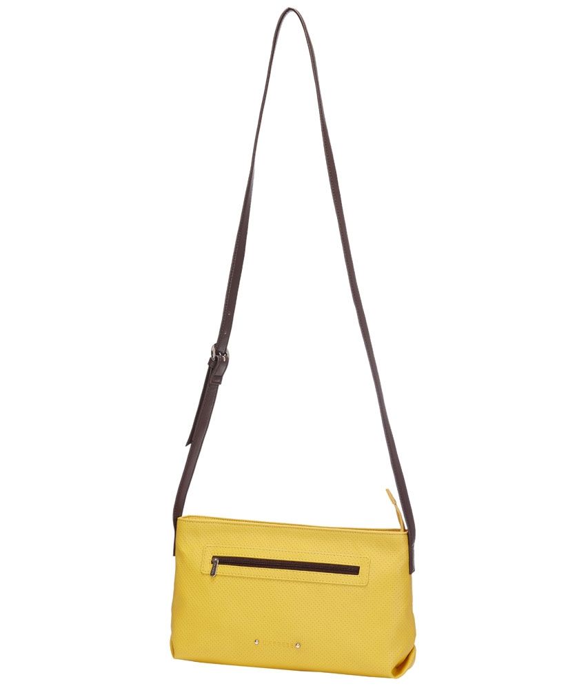 caprese yellow sling bag