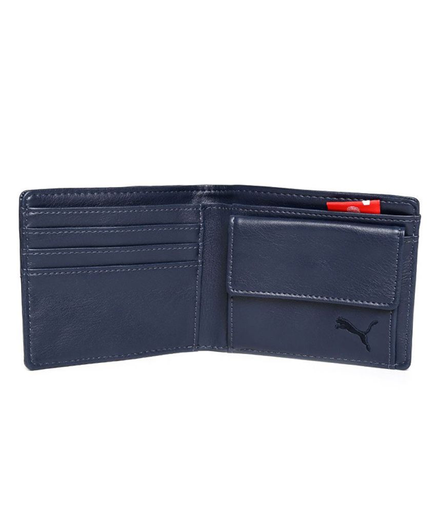 puma ferrari blue wallet