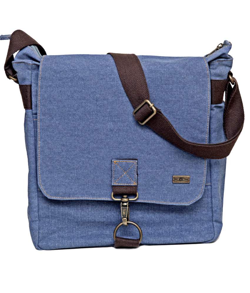 Buy Kohl Blue Canvas Sling Bag For Women at Best Prices in India - Snapdeal