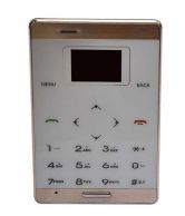 Makviz E-9 (White colour) World's Ultra Slim Credit Card Size & Smallest GSM Mobile Phone